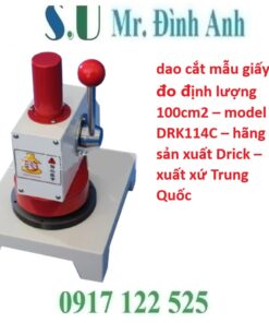 Dao Cắt Mẫu Giấy Đo Định Lượng 100cm² Model DRK114C
