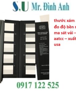 Thước xám A02 đo độ bền màu ma sát vải